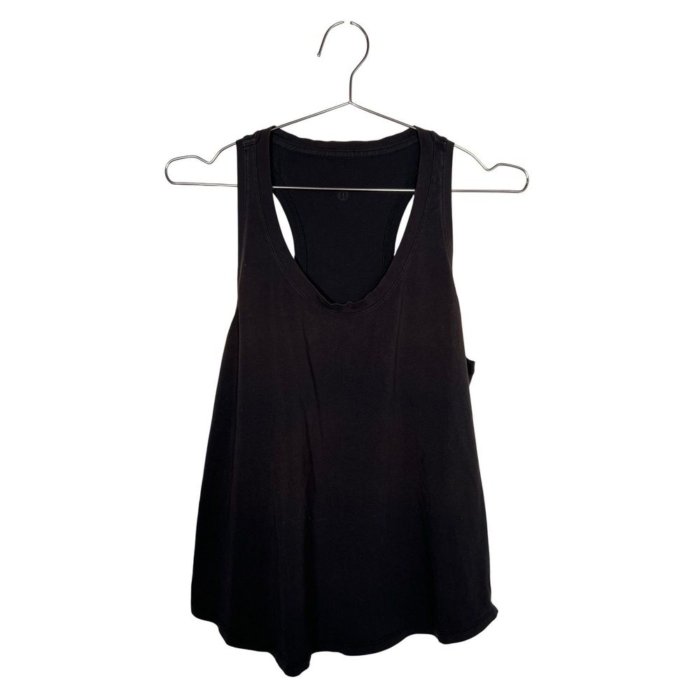Lululemon Black Racerback Tank Top Relaxed Fit Athletic Yoga Sleeveless Shirt